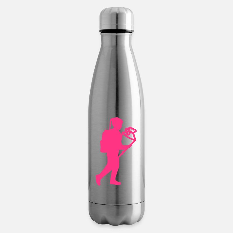 Einschulung - Isolierflasche - Lightsilver