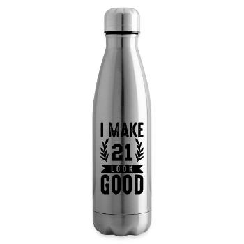 look good 21 - Insulated Water Bottle - silver - Right
