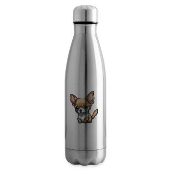 Animaux de compagnie Love - Chien - Bouteille isotherme - argent clair - Droite