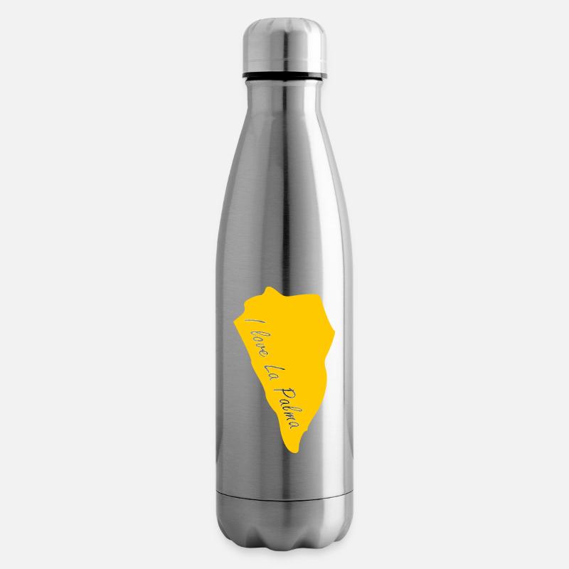 I love La Palma - Isolierflasche - Lightsilver
