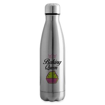 Reine de la pâtisserie - Bouteille isotherme - argent clair - Droite