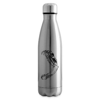 Schlangen Schädel - Isolierflasche - Lightsilver - Rechts