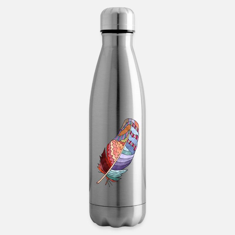 Feder - Isolierflasche - Lightsilver
