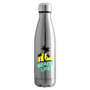 La vie à la plage - Bouteille isotherme - argent clair - Droite