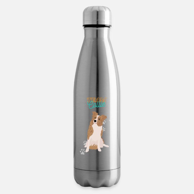 Team Collie - Isolierflasche - Lightsilver