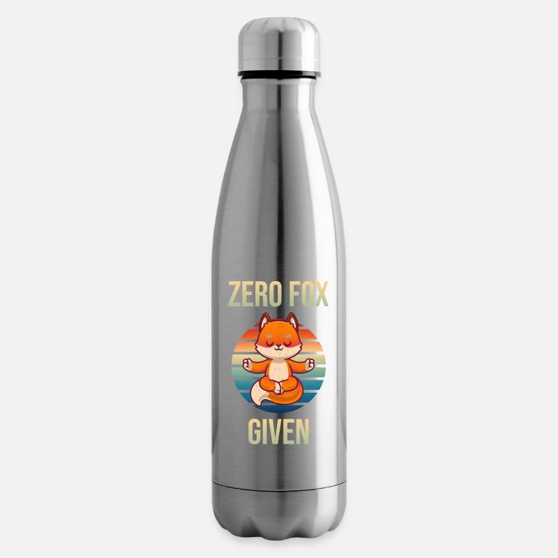 Zero Fox Given – Chemise Retro Fox - Bouteille isotherme - argent clair