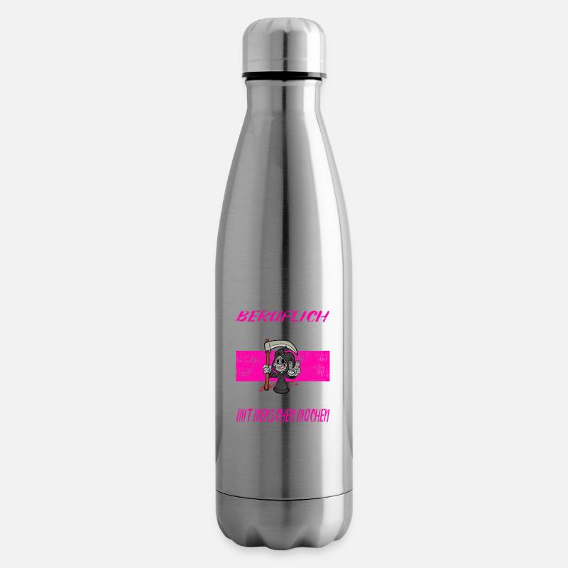 Beruflich Sensenmann - Isolierflasche - Lightsilver
