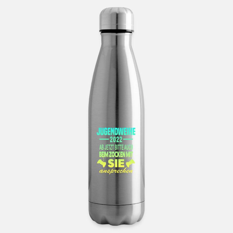 Jugendweihe 2022 Gamer - Isolierflasche - Lightsilver