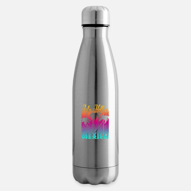Isla Holbox Mexiko - Isolierflasche - Lightsilver