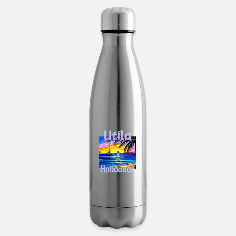 Utila Honduras - Bouteille isotherme - argent clair
