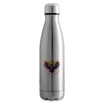 MAJESTIC OWL : JE M’EN FOUS DE LA LUMIÈRE DU JOUR - Bouteille isotherme - argent clair - Droite