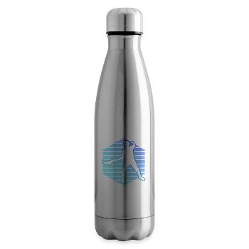 Basque Pelota Pelota vasca Women Jai Alai Pelota - Insulated Water Bottle - silver - Right
