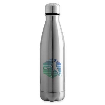 Jai Alai Pelota vasca Men Basque Pelota - Insulated Water Bottle - silver - Right