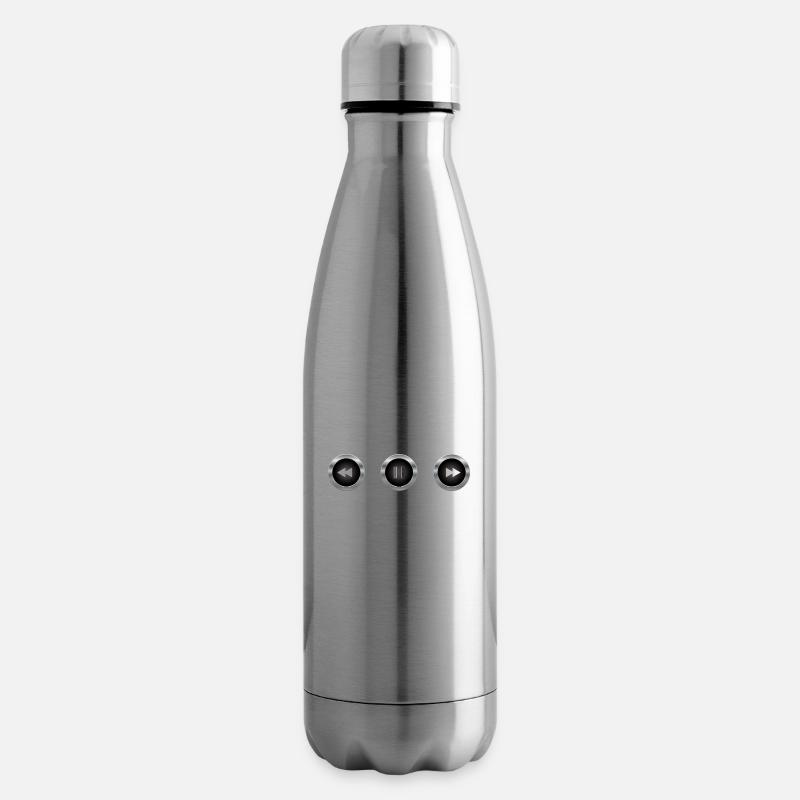 Audio-Steuertasten - Isolierflasche - Lightsilver