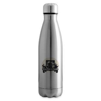 Klassischer Oldtimer Retro Design - Isolierflasche - Lightsilver - Rechts