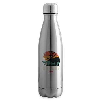 Norway norvège cadeau cool - Bouteille isotherme - argent clair - Droite