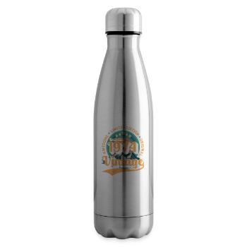 Légendaire Vintage 1974 50ème Anniversaire Design - Bouteille isotherme - argent clair - Droite