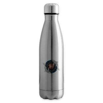 Oceanic whitetip sharks Hawaiian Polynesian - Insulated Water Bottle - silver - Right
