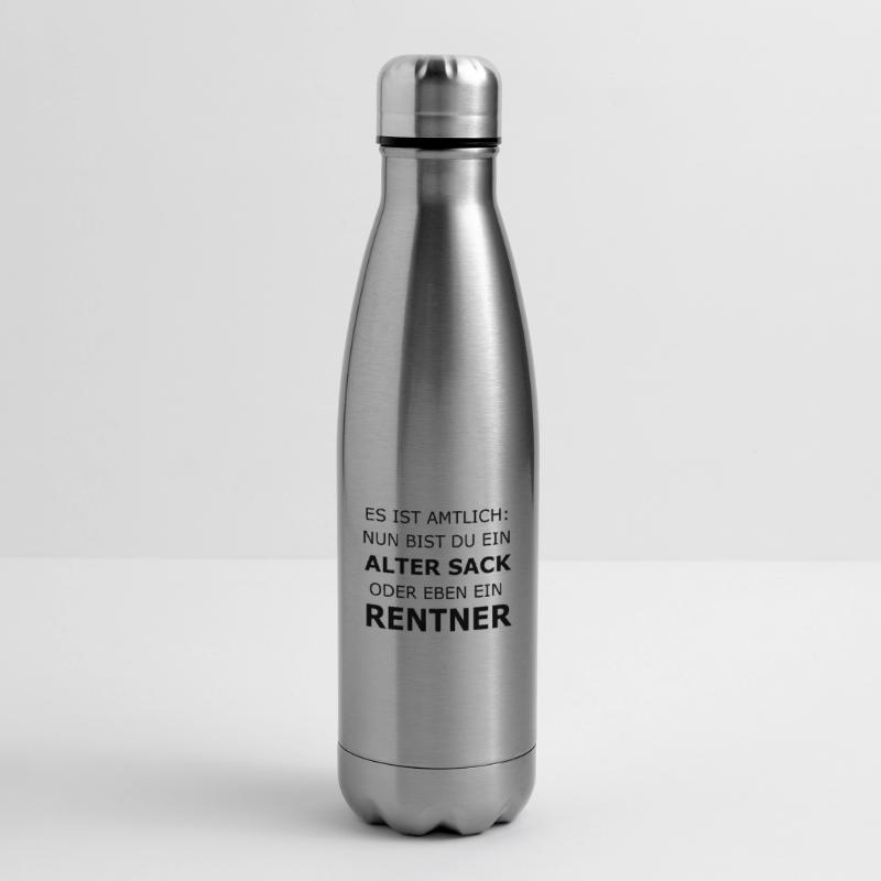 Alter Sack oder Rentner - tolles Abschiedsgeschenk Isolierflasche