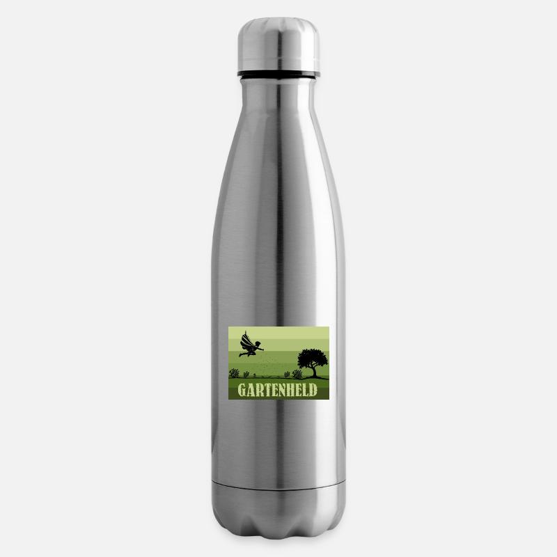 Vintage/Retro Gartenheld - Isolierflasche - Lightsilver