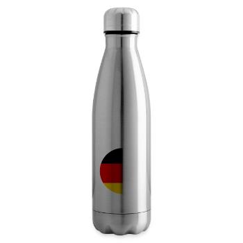 Federball Deutsche Flagge Badminton - Isolierflasche - Lightsilver - Rechts
