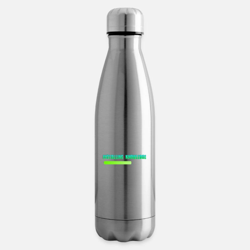Installing Knowledge please wait - Isolierflasche - Lightsilver