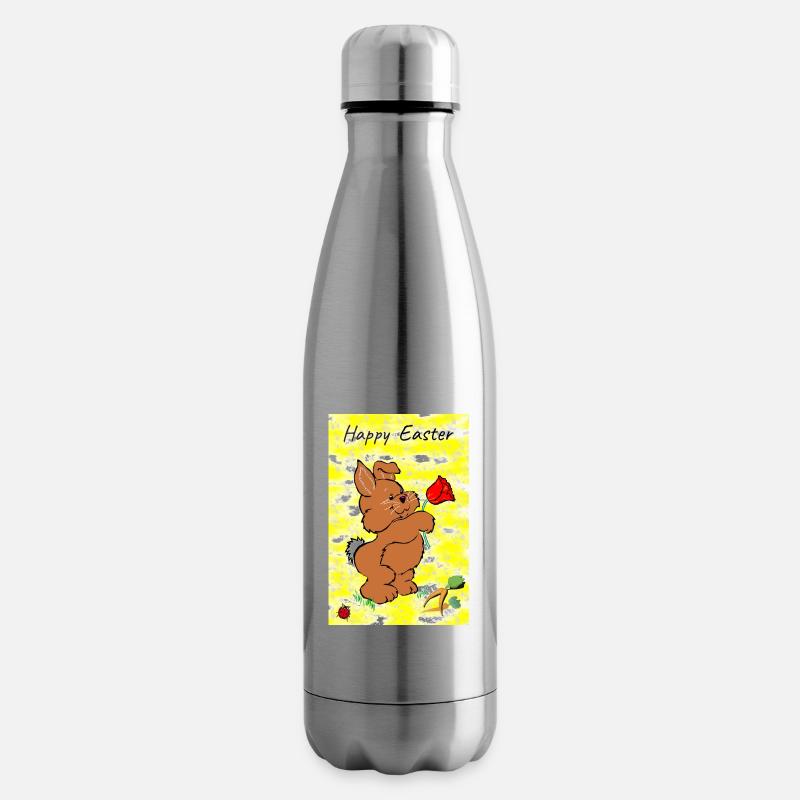 Happy Easter wishes - Isolierflasche - Lightsilver