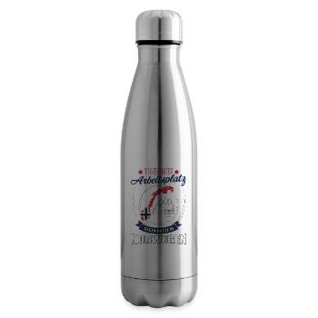 Tausche Arbeitsplatz gegen Hütte in Norwegen - Isolierflasche - Lightsilver - Rechts