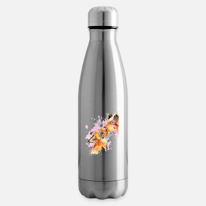 Liebe meinen Fuchs - Isolierflasche - Lightsilver
