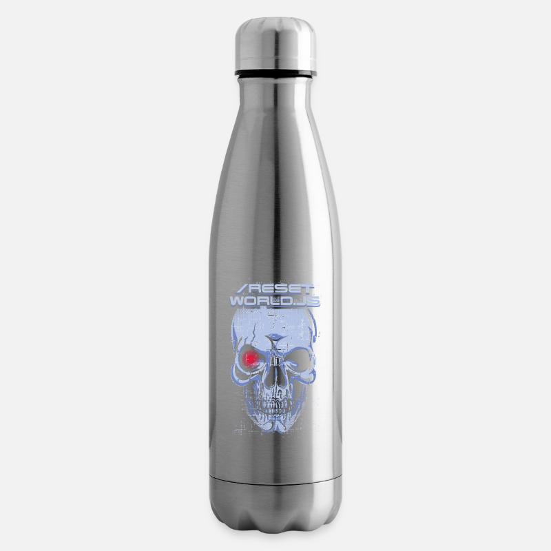 reset world JS - Isolierflasche - Lightsilver