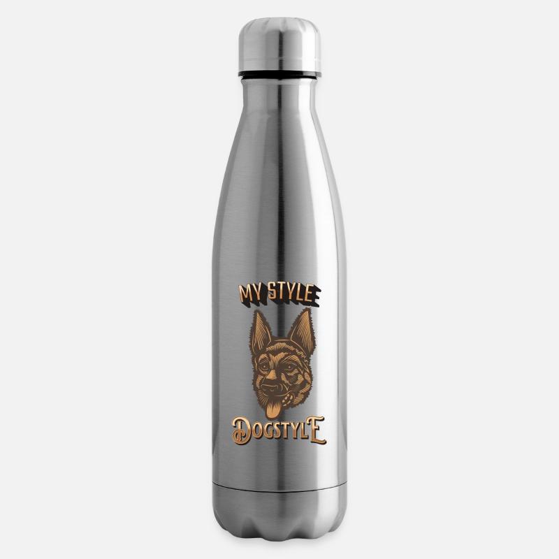Der Hundestil - Isolierflasche - Lightsilver