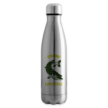 Lebensstil der Fischerei - Isolierflasche - Lightsilver - Rechts