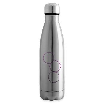 happy gift idea escape quotes - Isolierflasche - Lightsilver - Rechts