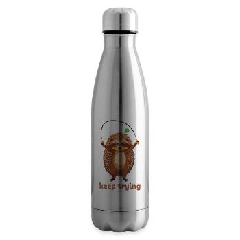 Sporty-Hedgehog! - Isolierflasche - Lightsilver - Rechts