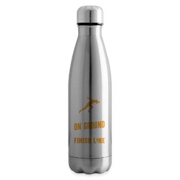 Laufen Läufer Joggen - Isolierflasche - Lightsilver - Rechts