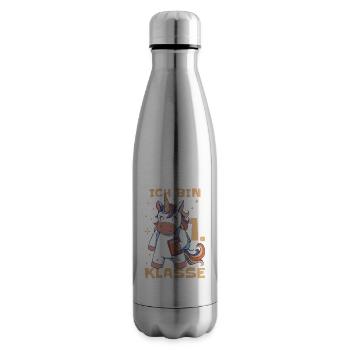 Kitaabgänger Schulkind Einschulung Grundschule - Isolierflasche - Lightsilver - Rechts
