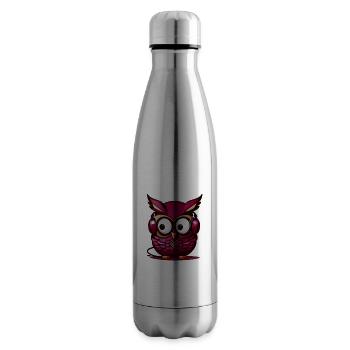 Casque Owl Dark Purple - Bouteille isotherme - argent clair - Droite