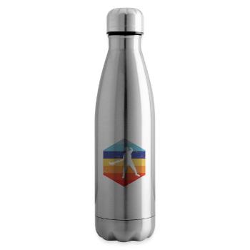 Pelote vasca Pelote Jai Alai Basque Pelote Homme - Bouteille isotherme - argent clair - Droite