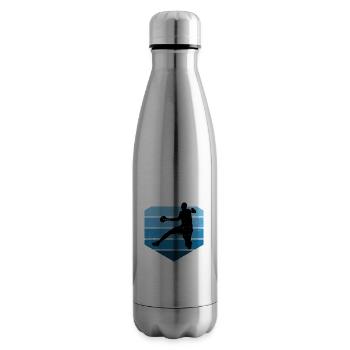 Handball Handballeurs Hommes Jeux de Handball - Bouteille isotherme - argent clair - Droite