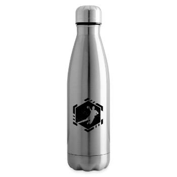 Joueurs de handball Handball Handball Hommes - Bouteille isotherme - argent clair - Droite
