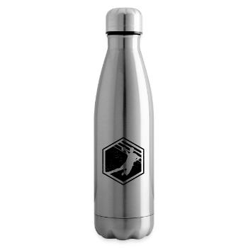 Handball Hommes Joueurs de handball Joueurs de handball - Bouteille isotherme - argent clair - Droite