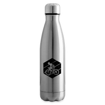 Cycliste de route Vélo de route Vélo de route Cyclisme de route Cyclisme de route - Bouteille isotherme - argent clair - Droite