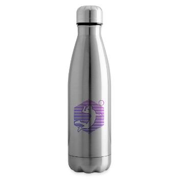 Volleyballer Volleyball Volleyballspielen - Bouteille isotherme - argent clair - Droite