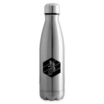 Vélo de route Femmes Vélo de route Hommes - Bouteille isotherme - argent clair - Droite