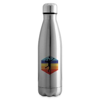 Faustball Damen Volleyball Fistball Faustballspiel - Isolierflasche - Lightsilver - Rechts