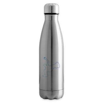 Hip Hop Bboy Bgirl Women’s Men Break Dance - Bouteille isotherme - argent clair - Droite