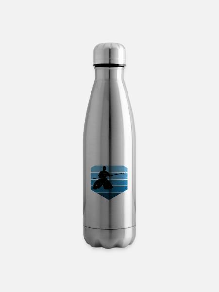 Kampfsport Aikido Herren Aikidoka Damen Martial Ar - Isolierflasche - Lightsilver