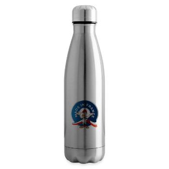 MADE IN FRANCE - Bouteille isotherme - argent clair - Droite