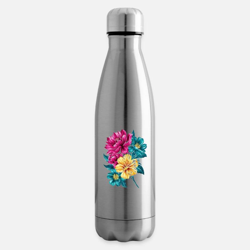 Bouquet - Insulated Water Bottle - silver