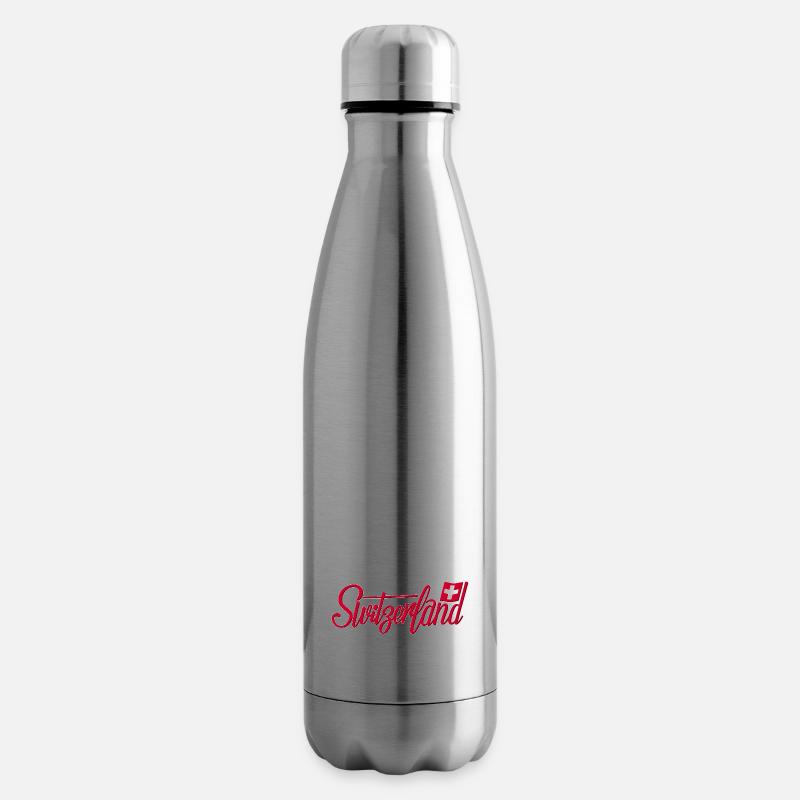Suisse - Bouteille isotherme - argent clair
